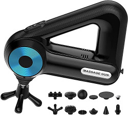 ARG AROGYA Deep Tissue Massage Gun | Muscle Massager For Full Body | Percussion Massage Gun With 4 Attachments | Hand Held Portable