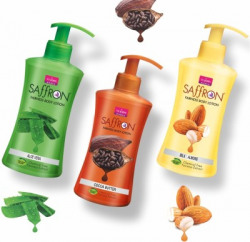 VI-JOHN Body Lotion Combo of 3 | 250 ml Each | For Men and Women | All Skin Types | Milk & Almond | Aloe Vera | Cocoa Butter(750 ml)