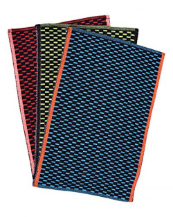 COMFORT WEAVE Door Mat Cotton (Pack of 3 Pieces, Multicolor, 16" X 24")
