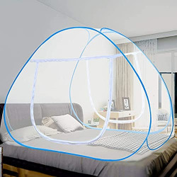 The 8 Sense Mosquito Net for Double Bed(L80XL71XH59 Inch),King Size Foldable Machardani,30GSM Net ,Corrosion Resistant, Lightweight Suitable for Patio Bedroom Camping Trips