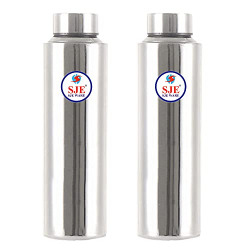 Sjeware Stainless Steel Water Bottle, Fridge Bottle Set of 2 pcs, Size: 1 Litre