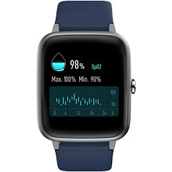 Noise ColorFit Pro 2 Oxy Smartwatch with Spo2 Sensor (for Blood Oxygen Level Measurement), 24 * 7 Heart Rate Monitor, Sleep & Stress Monitor, 14 Sports Mode & 10 Day Battery (Royal Blue)