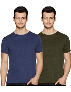 Amazon Brand - Symbol Men's Solid Regular T-Shirt (SS20SYMTEE37-D_Multi-CLR5 L)