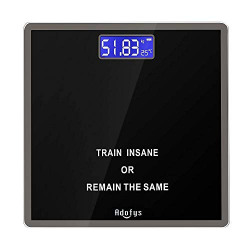 Adofys Eb07 Thick Tempered Glass LCD Display Digital Weighing Machine, Weight Machine for Human Body Digital Weighing Scale, Weight Scale, with 1 Year Warranty & Batteries Included