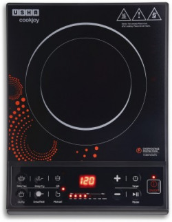 USHA IC 3616 Induction Cooktop(Black, Push Button)