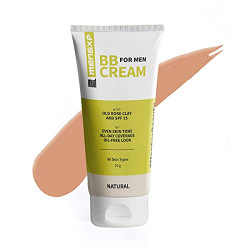 MensXP Mud Natural BB Cream for Men For Even Skin Tone for All Skin Types ( 50 ml with SPF 15, Skin Shade 031 - Medium )