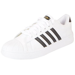 SPARX Men's SD0323G WHITE BLACK Sneakers 10 (SD0323GWHBK0010)