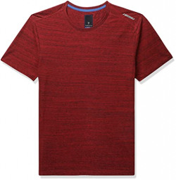 Van Heusen Men's Regular T-Shirt (IHKTS1LWI60023_Red XL)