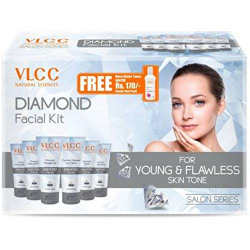 VLCC Diamond Facial Kit + Free Rose Water Toner| 300gm + 100ml