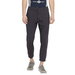 Red Tape Men's Relaxed Fit Joggers (RCT0007_Grey_34)
