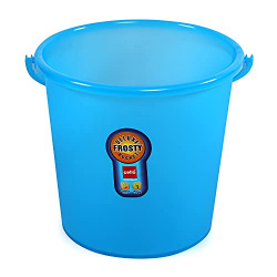 CELLO Plastic Frosty Bucket DLX, 18 Litres, Blue (Clo_Frsty_Bckt_18L_B