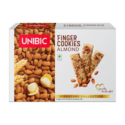 UNIBIC Cookies, Almond Finger Cookies, 400g | Almond Cookies | Almond Finger | Honey Almond Cookies | Almond Cookies Sugar Free | Almond Cookies Box