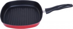NIRLON Non-Stick Aluminium BPA Free Grill Pan 24.5cm Grill Pan 24.5 cm diameter 0 L capacity(Aluminium, Non-stick)