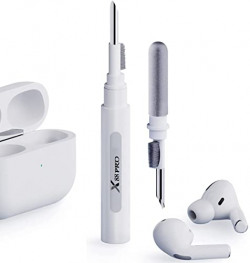 Cleaning Pen for Airpods Pro 1 2 Multi-Function Cleaner Kit Soft Brush for Bluetooth Earphones Case Cleaning Tools for Lego Huawei Samsung MI Earbuds (White)