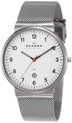 Skagen Analog White Dial Men's Watch-SKW6025