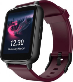 boAt Wave Neo with 1.69 inch , 2.5D Curved Display & Multiple Sports Modes Smartwatch(Burgundy Strap, Free Size)