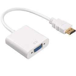 Tobo HDMI to VGA 1080P HD Video with Audio Cable Converter Adapter, VGA To HDMI (Not work VGA to HDMI)(HDMI-To-VGA)