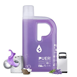 PUER Natural Liquid Detergent, Intense Clean 1000ml | French Lavender | Eco-friendly & Non-Toxic | Washing Machine & Hand Wash Friendly| No LABSA & BLEACH | Remove 100+ tough stains