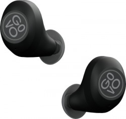 GOVO GOBUDS410, 20Hrs Battery, IPX5, Rich Sound, Touch Control, Type-C, Fast Charging Bluetooth Headset(Platinum Black, True Wireless)