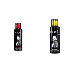 One 8 by Virat Kohli INTENSE Perfume Body Spray For Men, 200 ml & One 8 by Virat Kohli PURE Perfume Body Spray For Men, 200 ml