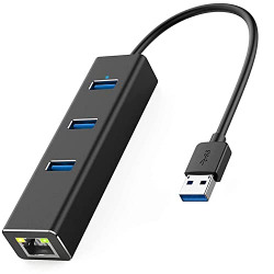 X88 Pro 3 USB Hub, High Speed Hub, Compatible for Laptop, 10/100Mbps USB Ethernet Adapter, Desktop Computer, Pen Drive, Mobile, Camera, Web Cam, Mouse, Keyboard, Tab, etc