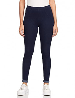 AND Women's Western Pants (107TRDNM_Navy_26)