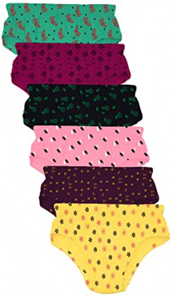THE BLAZZE Girls Cotton Panties (Pack of 6) (3108_P3_0_Combo_07_Multicolor_9 Years-10 Years)
