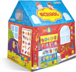 Miss & Chief by Flipkart Play tent house for kids in school theme(Blue)