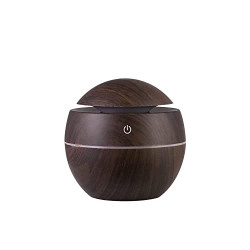 Alvino Wooden Cool Mist Humidifiers Essential Oil Diffuser Aroma Air Humidifier With Colorful Change For Car, Office, Babies, Humidifiers For Home, Air Humidifier For Room - Multi Colour (1)