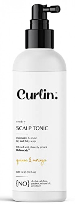 Curlin Undry Oil Balancing Scalp Tonic || Moisturizes & Revives dry and flaky scalp - Sulphate Paraben And Mineral oil Free - 100 ml