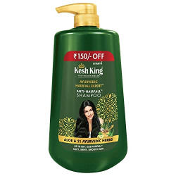 Kesh King Ayurvedic Anti-Hairfall Shampoo | Reduces hairfall | 21 Ayurvedic herbs | No Paraben & No Silicon | Enriched with Aloe Vera, Bhringraja & Amla | 1000 ml
