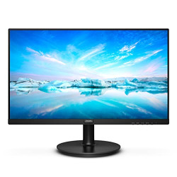 PHILIPS - 222V8LA/94 21.5  Full HD VA Monitor | Vivid Images | Adaptive-Sync | Flicker-Free || Built-in Speakers & VESA Mount