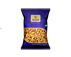 SETHJI Premium Fresh and Delicious CALIFORNIA ALMONDS / AMERICAN ID BADAM Healthy and Delightful Dry Fruits Combo Pouch (1kg (Pack of 1))