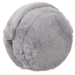 DC DECORIO Cute Winter Warmer and Outdoor Adjustable Casual Style Ear Muffs for Girls and Women (Maroon) (BURGER-GREY)