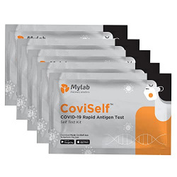 Mylab CoviSelf COVID-19 Self Test Kit for Home,Proven Highest-Accuracy ICMR Approved (Pack of 5)