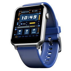 boAt Wave Call Smart Watch, Smart Talk with Advanced Dedicated Bluetooth Calling Chip, 1.69 HD Display with 550 NITS & 70% Color Gamut, 150+ Watch Faces, Multi-Sport Modes, HR, SpO2, IP68(Deep Blue)