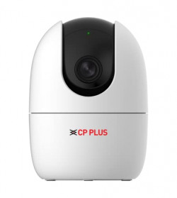 CP PLUS 2MP Full HD Wi-fi CCTV Camera | 360View PT Camera | Human Detection & Motion Tracking | Cloud Monitoring | 2-Way Talk, Night Vision| SD Card (Up to 256 GB) | Privacy Mode - CP-21