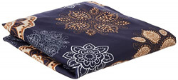 Cortina Spandex & Polyester Fabric Super Stretchable Two Seater Sofa Cover Blue