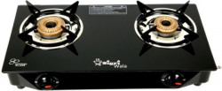 Sigri-wala Cute-2B ISI Certified Glass Manual Gas Stove(2 Burners)