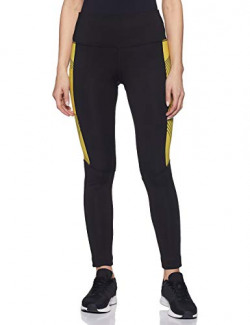 2GO Women's Sports Tights (EL-WFT250-A8_Bold Black/Celery S)