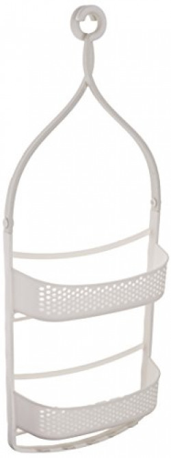AmazonBasics Shower Caddy with Adjustable Arms - White