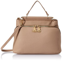 Caprese Women's Satchel Handbag (Beige)