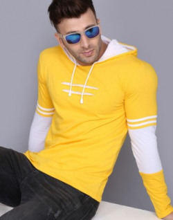 Full Sleeve Men Hooded Tshirts at Flat Rs.199