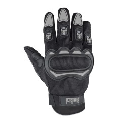 Steelbird Full Finger Bike Riding Gloves with Touch Screen Sensitivity at Thumb and Index Finger, Protective Off-Road Motorbike Racing (Large, Black Grey)(Polyester, Cycling)