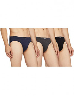 Levi's Men's 100 CA Regular Fit Solid Brief (PR81446_Dk. Grey Melange,Black,N.Melange_M)