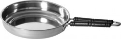 BMS Lifestyle Non-Stick Fry Pan with 2-Way Non-Stick Coating, 22cm (Induction and Gas Stove) Fry Pan 17 cm diameter 1 L capacity(Stainless Steel, Induction Bottom)