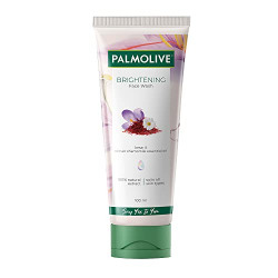Palmolive Brightening Gel Face Wash, with Kesar and Roman Chamomile Essential Oil, Suits All Skin Types (100ml)
