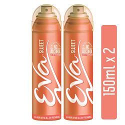 Eva Sweet Deodorant 150 ml (Pack of 2)