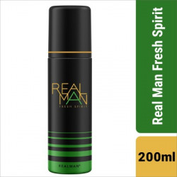 Real Man Body Spray Fresh Spirit Body Spray  -  For Men(200 ml)