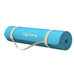 Lifelong Yoga mat for Women & Men EVA Material 4mm Anti-Slip Yoga Mat for Gym Workout|Exercise Mat For Home Gym|Yoga Mat For Gym Workout and Yoga Exercise (6 Months Warranty)